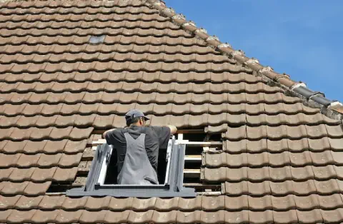 Pose de velux - Burlats